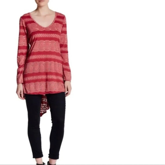 Aratta Silent journey Tunic Red Small Anthropologie NWT - Picture 3 of 15